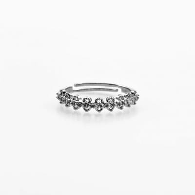 Lace Dream Ring - Dottilove - Zirkonia - Plated - One Size Dames Ring