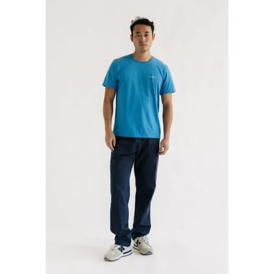 TWOTHIRDS Fanjove T-shirt Vallarta Blue Maat: S | Basic T-Shirts Outlet | Heren | Blauw