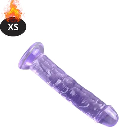Nivard Dildo - Anaal - Met Zuignap - Siliconen - Sex Toys - Voor Mannen & Vrouwen - Voor Koppels - Couples - Paars - XS