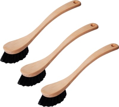 CC Change - Afwasborstel met Paardenhaar - FSC Hout - Zachte Afwasborstel - Duurzaam en Milieuvriendelijk - 3 stuks