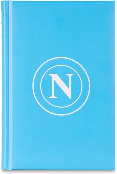 Schoolagenda 2025/2026 Dagboek 12 Maanden Officieel Voetbal Team Napoli Blauw