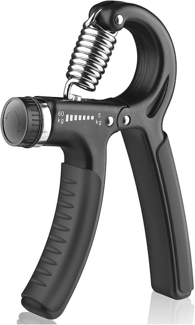 Grip Trainer voor Handkracht en Onderarmkracht - Instelbare Weerstand van 11 tot 130 lbs - Ideaal voor Muzikanten