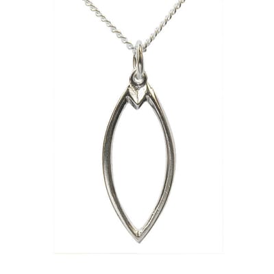 AuBor ®. Hanger. Zilver. Oormerk van het rendier.