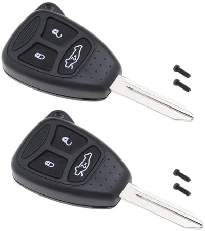 Dailygoods - Vervangende Autosleutel Behuizing voor Chrysler en Dodge