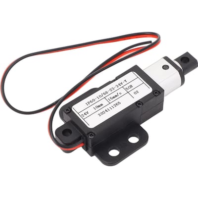 Mini Elektrische Lineaire Actuator 15mms 50N Stuwkracht 10mm Slag Aluminium Buis Lineaire Bewegingsactuator
