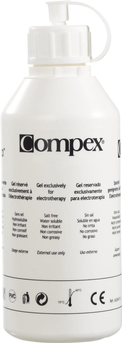 Compex Universele Contactgel – 250g – Geschikt voor alle Compex Elektroden – Voor Elektrotherapie & Echografie – Huidvriendelijk & Niet-vettig