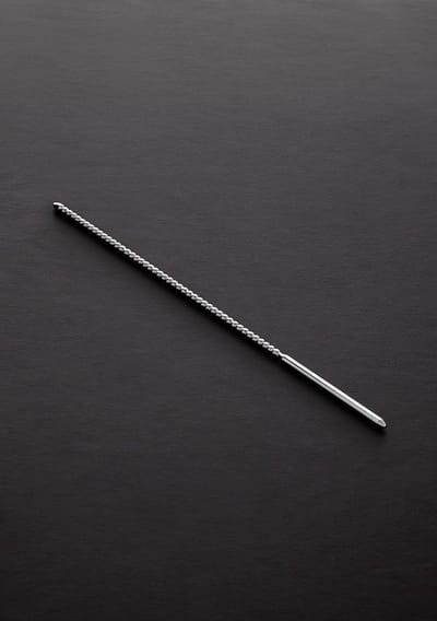 Shots - Steel DIPSTICK Ribbed - 0.2 x 9.4 / 4 x 240 mm silver