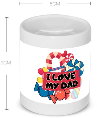 Akyol - papa cadeau - Spaarpot - Papa - vader cadeau - met opdruk - vader cadeau - vader cadeautjes - vaderdag cadeau - vader cadeautjes verjaardag - liefste papa - papa - leuk kado om te geven - 350 ML inhoud