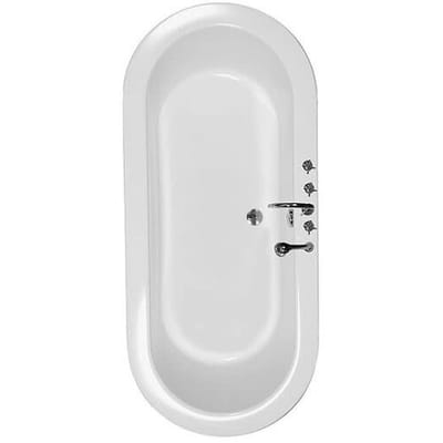 Caribia Ovalnova Oval tub 180 x 80 cm Ovalnova incl. foot frame