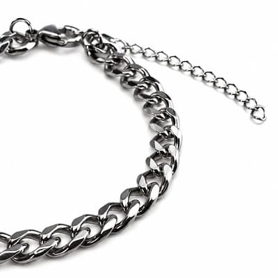 Engravia by Derya –RVS Unisex Armband – Cubaanse Schakel / Verstelbaar – Cadeau voor Hem & Haar