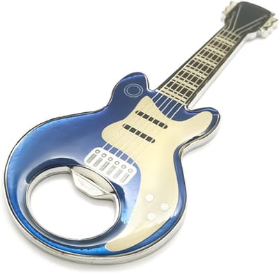 Mini Flesopener voor Gitaar met Magnet, Draagbare Metalen Kurkentrekker voor Muziekfeesten, Duurzaam en Handig voor Thuisgebruik en Bruiloften
