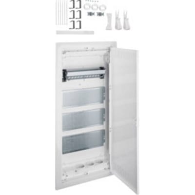 Hager VU48NW Multimedia Volta Multimediaverdeelkast Inbouw (in muur) Aantal groepen: 48 Aantal rijen: 4 Inhoud: 1 stuk(s)