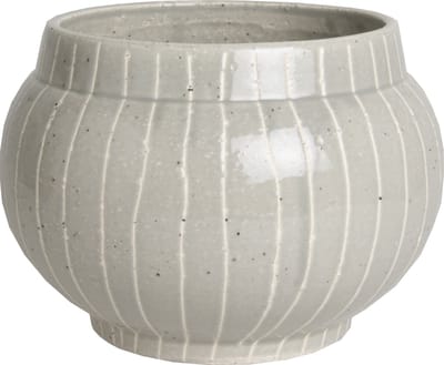 D&M Deco Bloempot Grijs D 9 cm H 6,5 cm Voordeelaanbod Per 2 Stuks