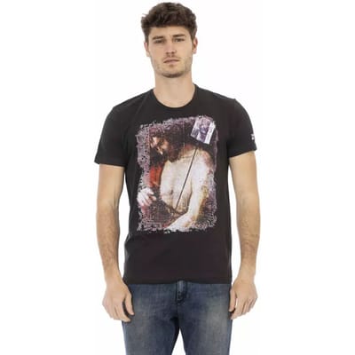 Jezus Kunst T-shirt Korte Mouwen Rundhals Tee