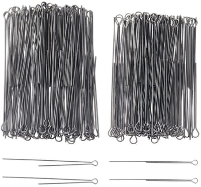 Allecto - Visspinner Onderdelen - 200 Stuks - Roestvrij Staal - Spinner Bait - Voor Vissers - 70 x 0,7 ~ 0,8 mm