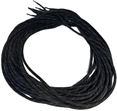 3 paar Wandel-/Bergschoen veters Zwart/Grijs 90cm - Rond