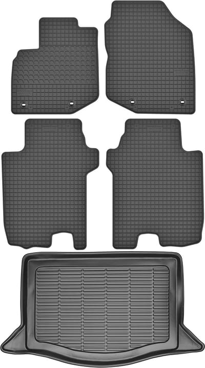 Max-Dywanik Serie - Kofferbakmat en Automatten - Honda Jazz III - 2008-2015 - Voorgemonteerd