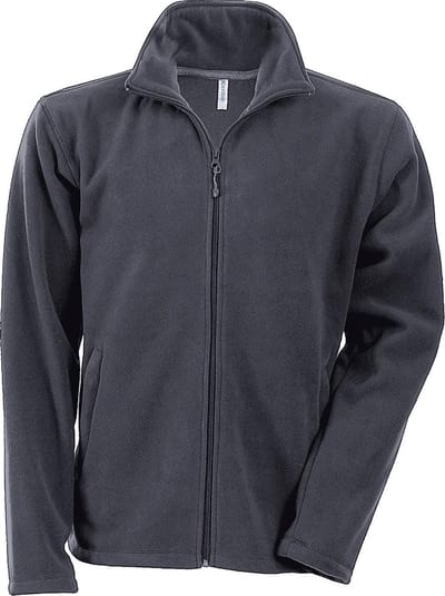Kariban Heren Falco Full Zip Anti Pill Fleece Jasje (Konvooi Grijs)