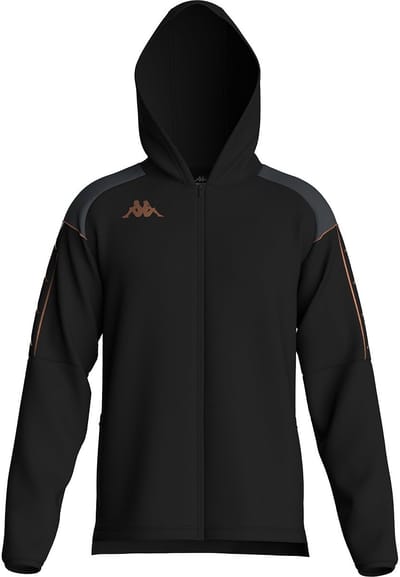 Kappa Miordizi Sweater Met Kap Heren - Zwart / Grijs | Maat: L