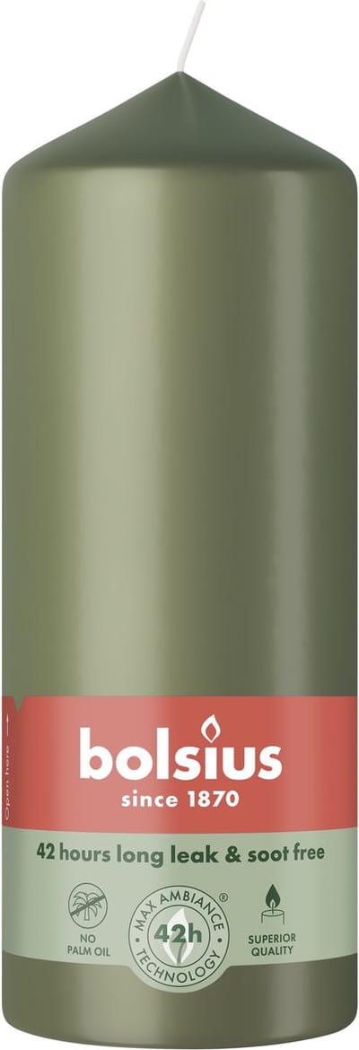 Bolsius Stompkaars 150/58 Fresh Olive (1 stuk)