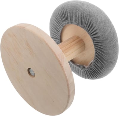 Ronde Strijkplank - Draagbare Tafel - Detail Strijken - Krasbestendige Afwerking - 7 x 6 Inch - Grijs