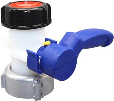 JGS Premium - Tankklepschakelaar 75 mm voor IBC-tank regenwaterafvoer - Slangconnector - Wateradapter