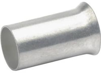 Klauke 7812 Adereindhulzen 25 mm² Ongeïsoleerd Zilver 50 stuk(s)