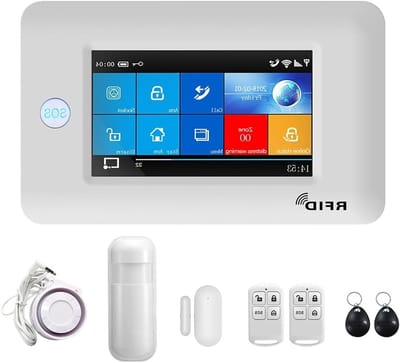 Beveiligingssysteem - Alarm set - Huis bewaken - App controle - 1 Eenheid - Wit