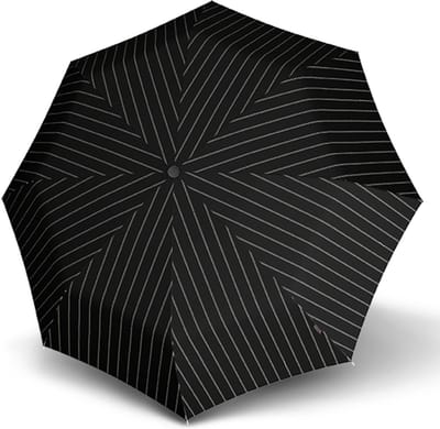 Knirps Paraplu T.200 Medium Duomatic Gatsby Black Zwart Veelkleurig