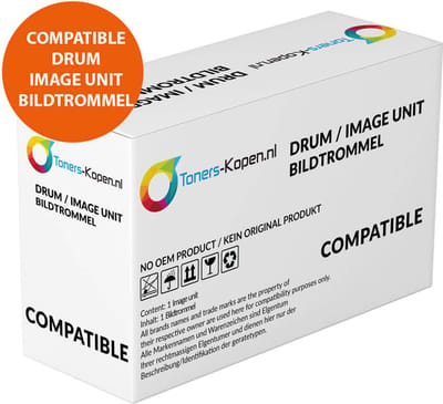 Oki 46507416 - Drum Unit Zwart - 30000 pagina's - Huismerk Compatible - Geschikt voor Oki C 712 C 712dn C 712n ES 7412 - TODRB712 alternatief - Oki drum unit