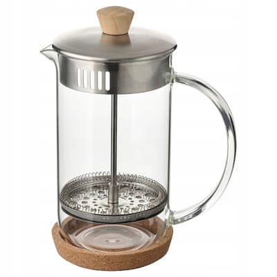 IKEA 365+ Koffie- en Theemaker 1L - Glas & Bamboe
