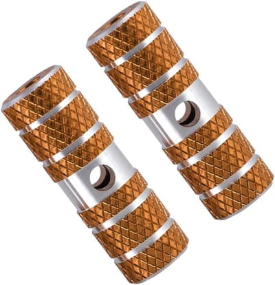 Fiets Pedaalpennen - Voetsteunen Achteras - Mountainbike Stunts - Eenvoudige Installatie - 9.5 / 10 mm - Goud