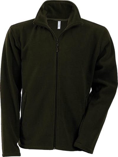 Kariban Heren Falco Full Zip Anti Pill Fleece Jasje (Olijf)