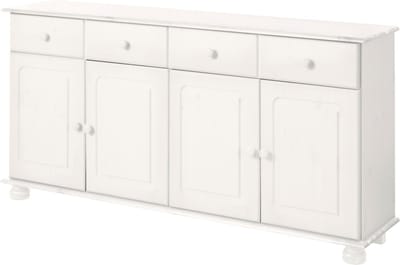 Mette Dressoir met 4 Deuren en 2 Lades - Massief Grenenhout - 156 x 34 x 77 cm