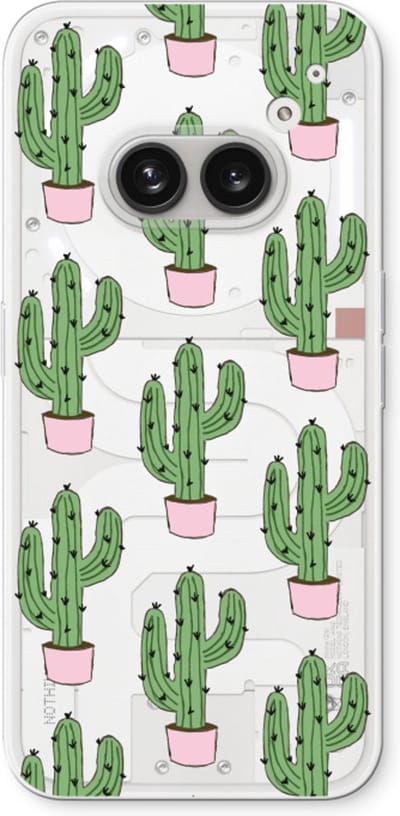 Case Company® - Hoesje geschikt voor Nothing Phone (2a) hoesje - Cactus Lover - Soft Cover Telefoonhoesje - Bescherming aan alle Kanten en Schermrand