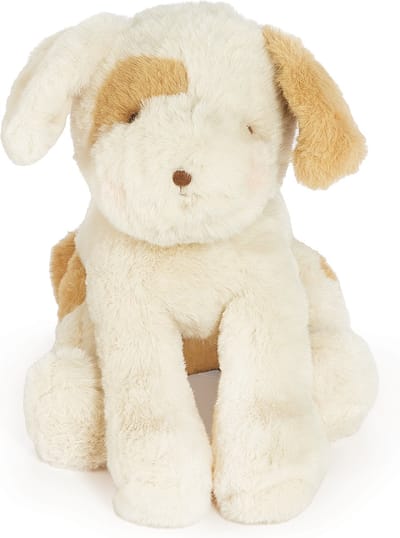 Bunnies By The Bay Skipit de Hond Knuffel - Knuffeldier - Geborduurde details - 30 cm - Beige