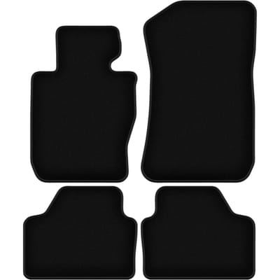 BASIC zwarte veloursmatten voor: BMW X1 E84 xDrive 0 (2004-2011)