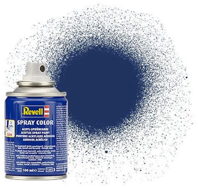 Revell Hobbyverf Acrylverf - #200 RBR Blue - Metallic - Acryl Spray - Verf spuitbus - 100 ml