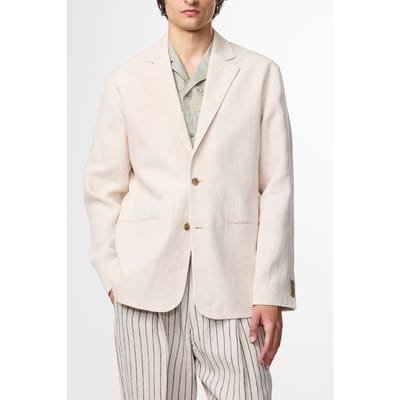 NN.07 Timo Hybrid/blazer Oat Size: S | Blazers Outlet | Heren | Beige