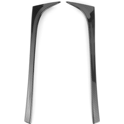 Aileron latéral de lunette arrière de voiture Accessoires de garniture Convient pour MK7 MK7.5 2014‑2018 Style fibre de carbone black