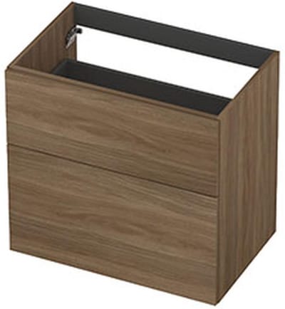 INK - Onderkast 2L A-sym Decor Tbv Grepen - 700x450x650 Mm - Zuiver Eiken