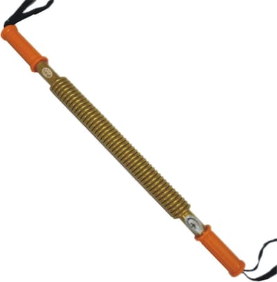 Krachtstang Veer - Borst Expander - Arm Krachttraining - Verdikte Stalen Buis - 110kg Weerstand - Goud