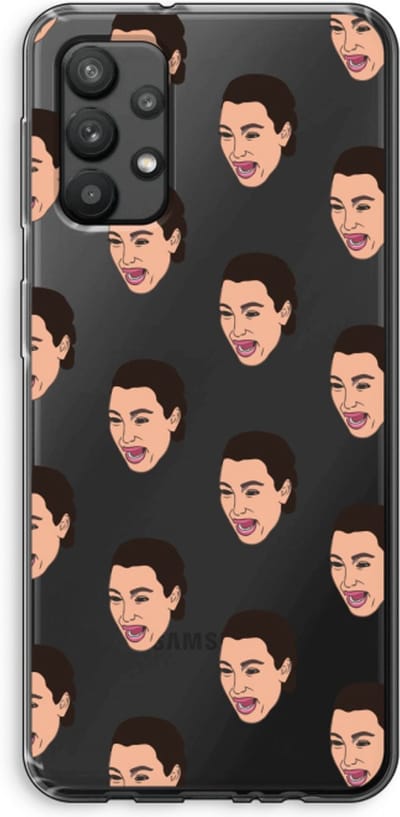 Case Company® - Hoesje geschikt voor Samsung Galaxy A32 4G hoesje - Ugly Cry Call - Soft Cover Telefoonhoesje - Bescherming aan alle Kanten en Schermrand