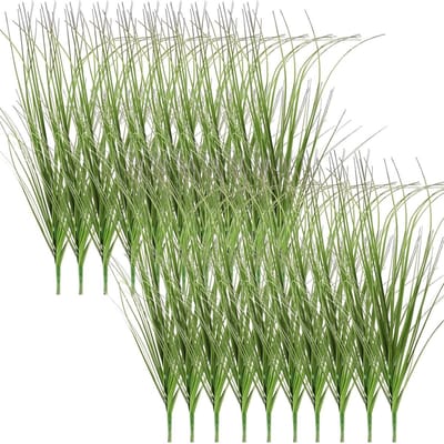 20 Stuks Kunstgras Planten voor Decoratie - Nepproducten voor Bruiloft, Tuin en Raamdecoratie