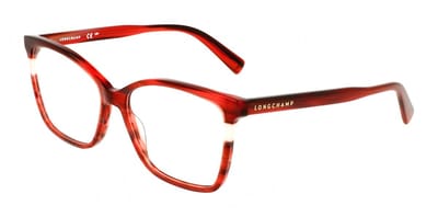 Longchamp LO2741 N Striped red 52/15/140 WOMAN Brilmonturen