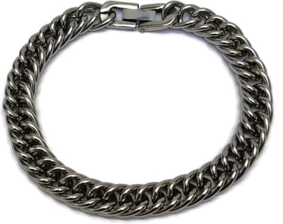 Aramat Jewels | Armbanden | Brede Stalen Armband RVS 9mm | | | |9mm | Staal | Volwassenen | Verkleurd niet
