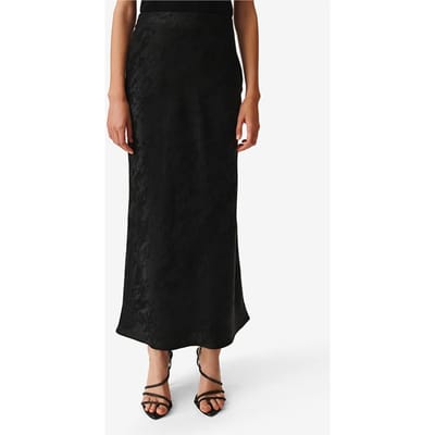 IRO Paris Carisa Shiny Black Maat: XS | Maxi Rokken Outlet | Dames | Zwart