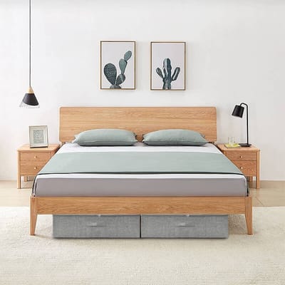 vidaXL - Opbergbox - 70x40x18 - cm - stof - grijs