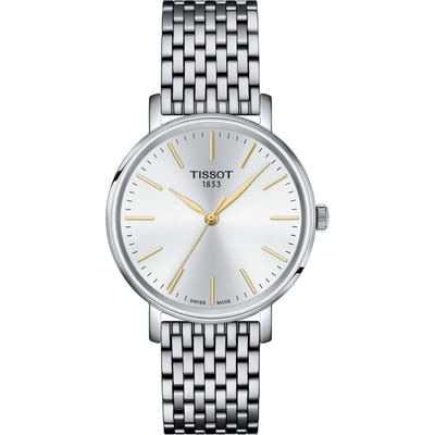 Montre de mode homme Tissot Acier Inoxydable Cadran Blanc T143.210.11.011.01 blanc