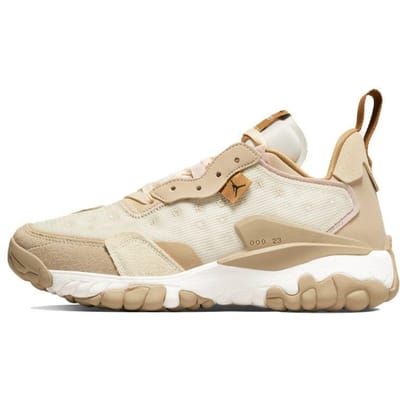 Jordan Delta 2 Leer Mesh Stof Kleurblok Sport Trend Lage Top Casual Schoenen Dames sneakers Licht-Vanille-Geel DO7439-271 35.5 beige